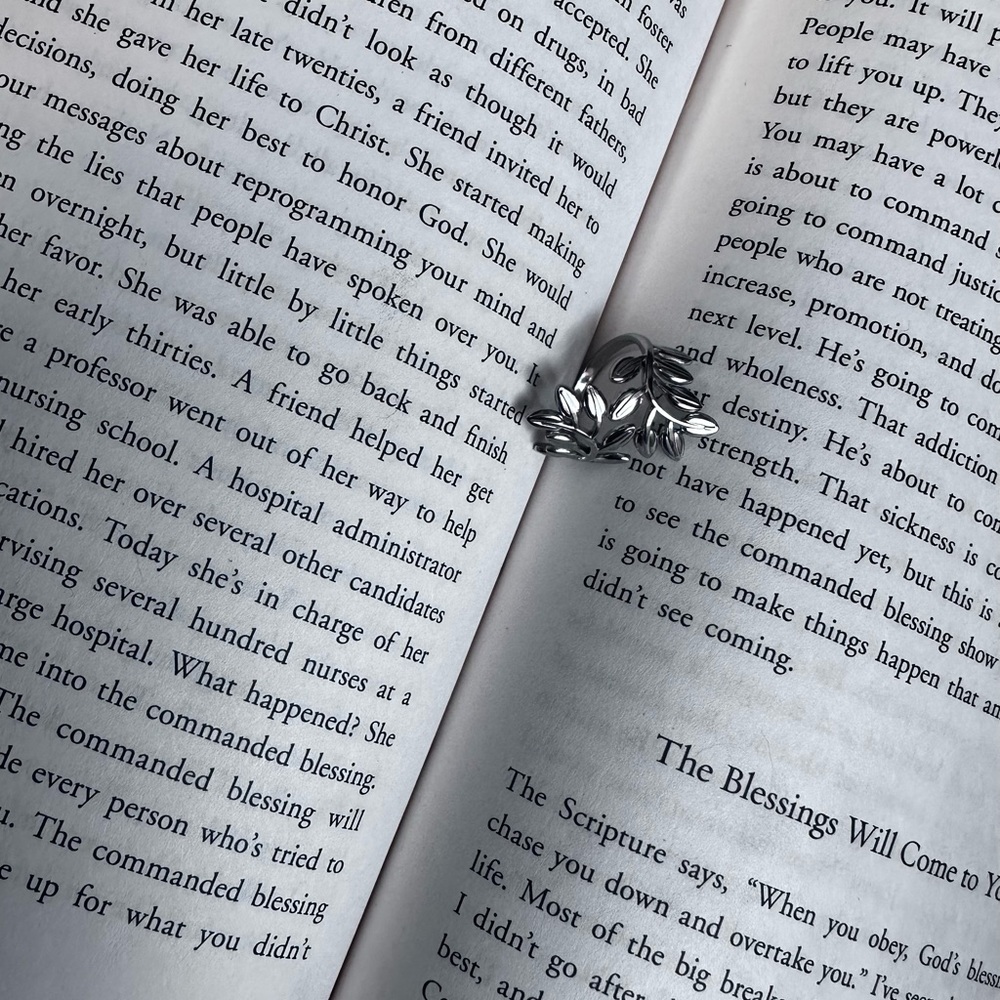 n e w | silver feather ring
